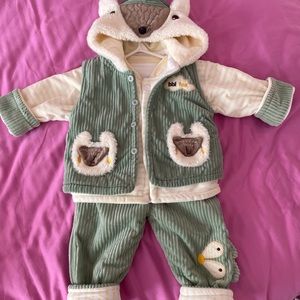 toddler 3-piece winter outfits